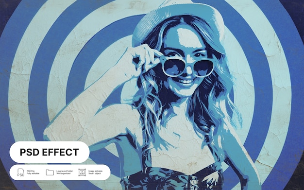 Free PSD vectorial photo effect design