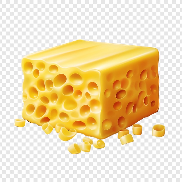 Free PSD velveeta isolated on transparent background