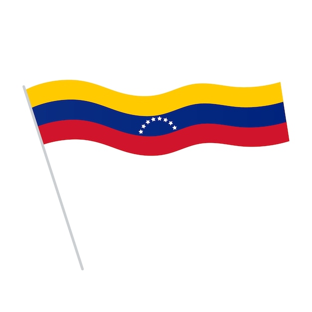 Free PSD venezuela flag design isolated