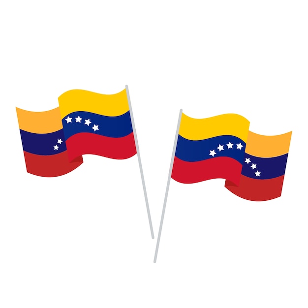 Free PSD venezuela flag design isolated