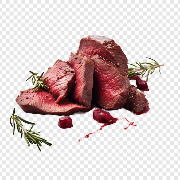 Free PSD venison isolated on transparent background