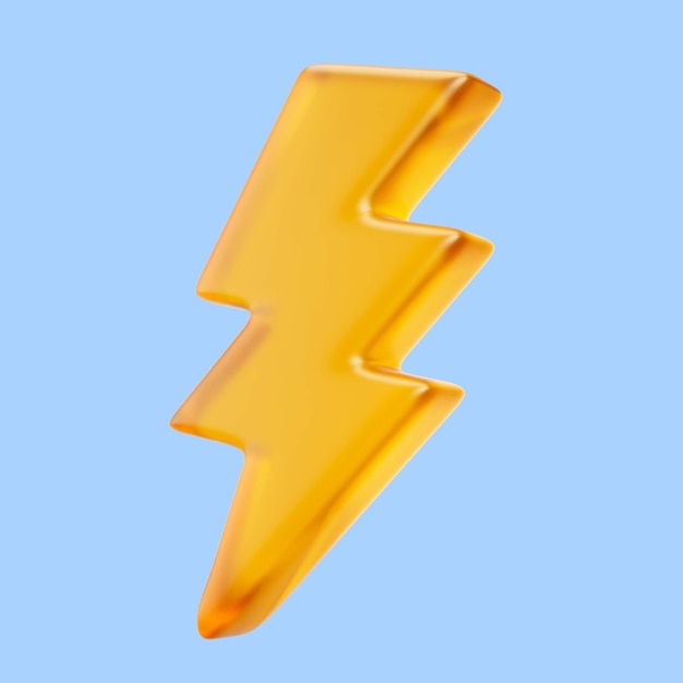 Videogame gold lightning icon pack