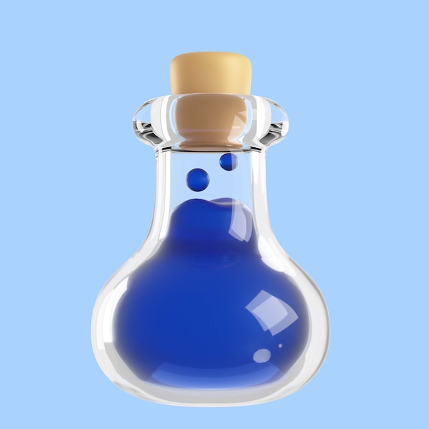 Videogame potion flask icon pack