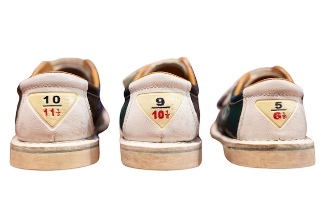 Free PSD view of bowling shoes