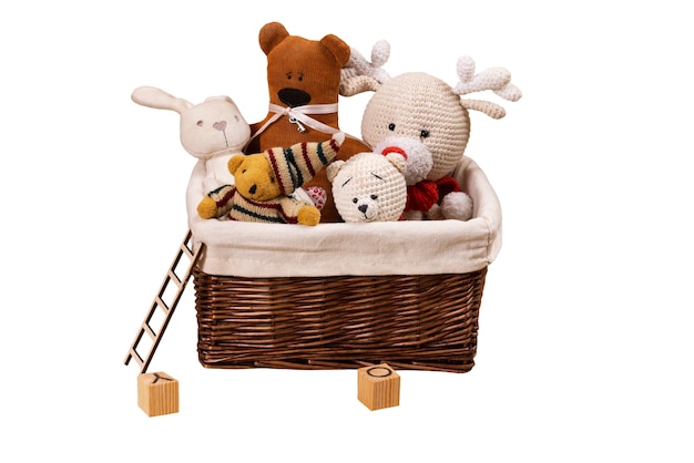 Free PSD view of children's stuffed animal