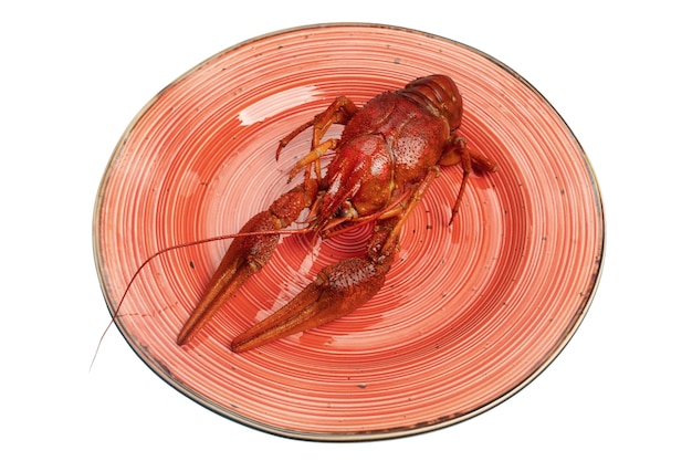 Free PSD view of cooked crawfish on plate