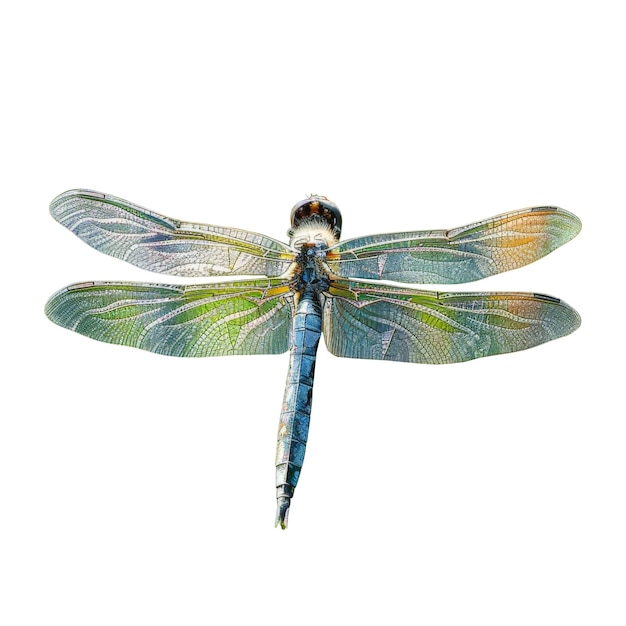 Free PSD view of dragonfly