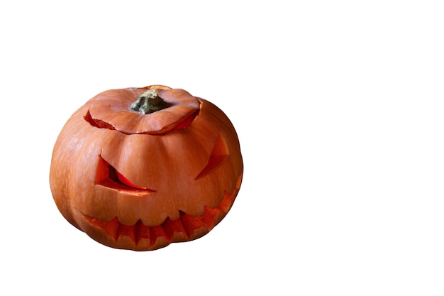 Free PSD view of ghastly halloween pumpkin