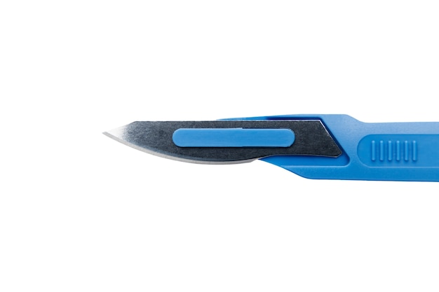 Free PSD view of medical or surgical scalpel