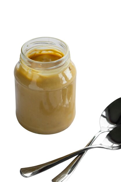 Free PSD view of peanut butter jar