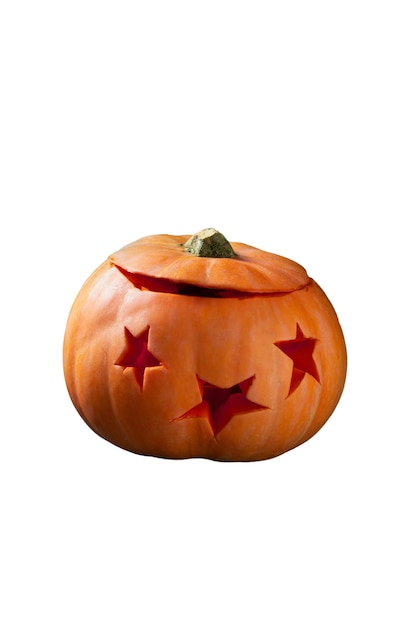 Free PSD view of scary halloween pumpkin