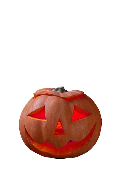 Free PSD view of scary halloween pumpkin