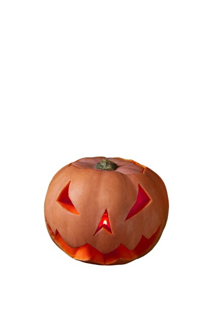 Free PSD view of scary halloween pumpkin