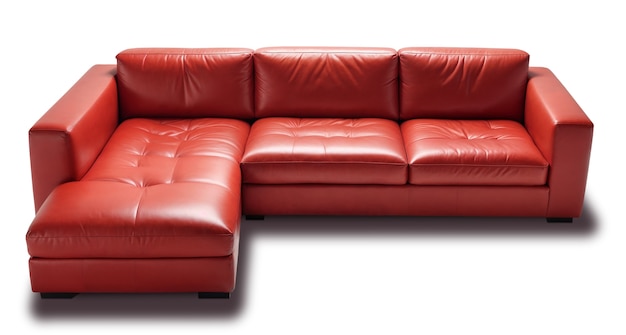 Free PSD view of sofa for interior design decor