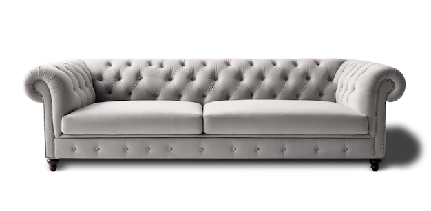 Free PSD view of sofa for interior design decor