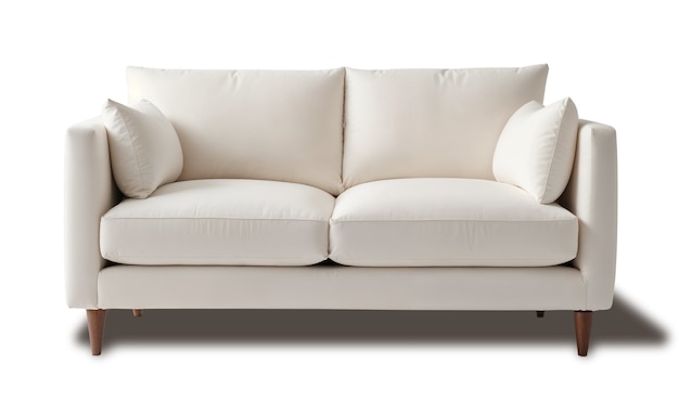 Free PSD view of sofa for interior design decor