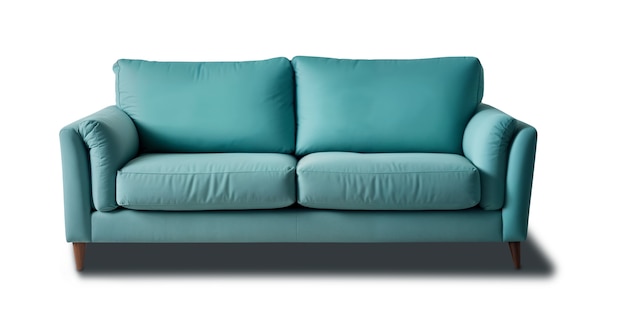 Free PSD view of sofa for interior design decor