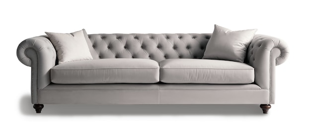 Free PSD view of sofa for interior design decor