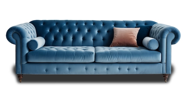 Free PSD view of sofa for interior design decor