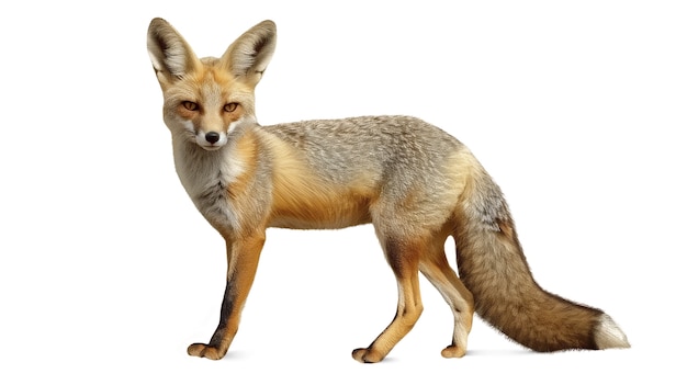 Free PSD view of wild fox