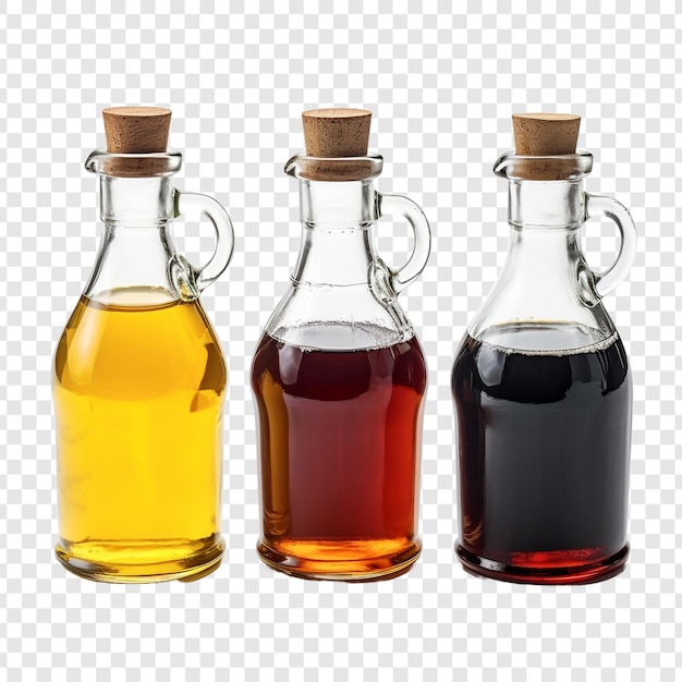 Free PSD vinegar isolated on transparent background