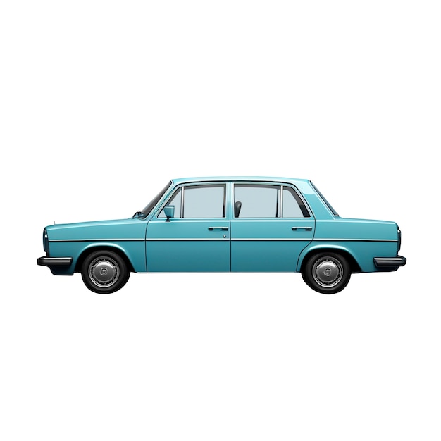 Free PSD vintage car isolated