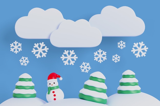 Free PSD weather background with clouds