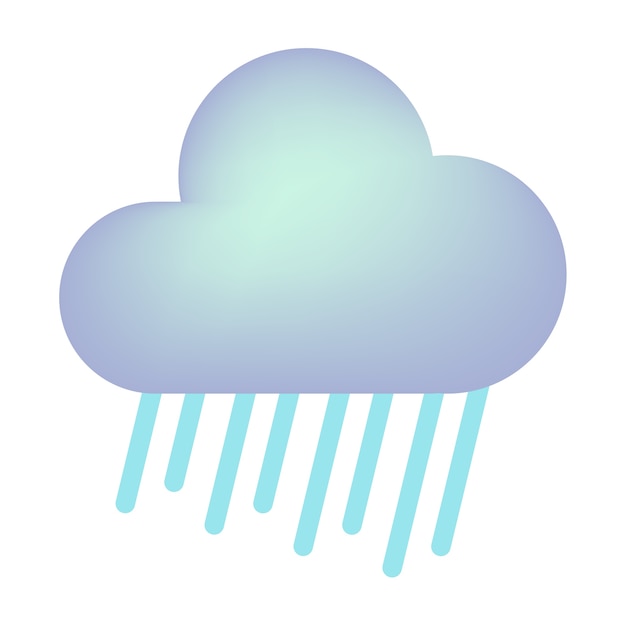 Free PSD weather icon isolated