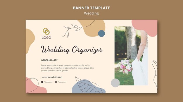 Wedding banner template