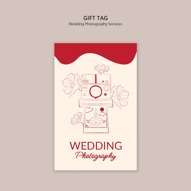 Free PSD wedding photography services template