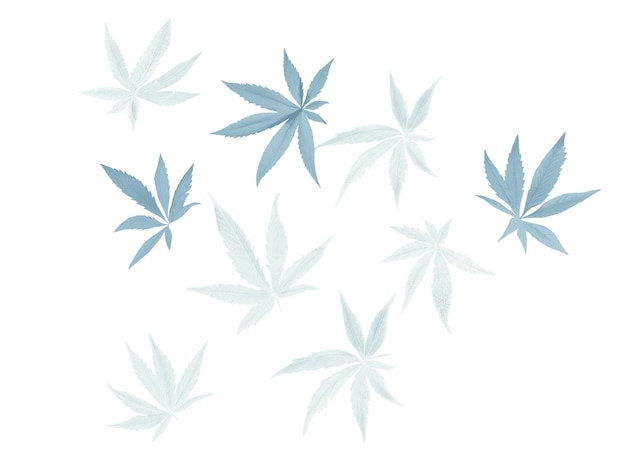 Free PSD weed leaves pattern