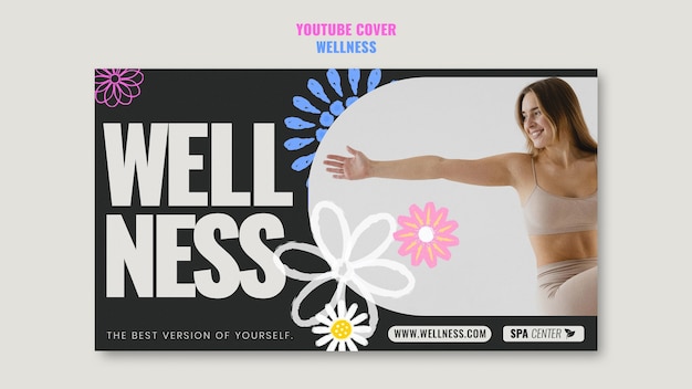 Free PSD wellness  template design