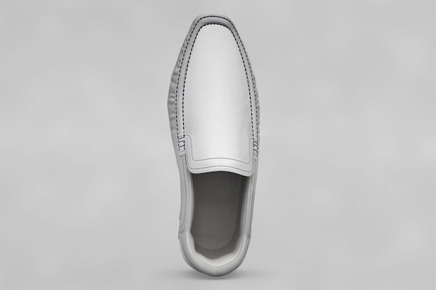 Free PSD white shoes mockup