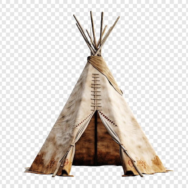 Free PSD wigwam house isolated on transparent background