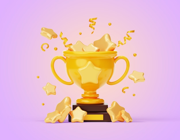 Free PSD winner background rendering