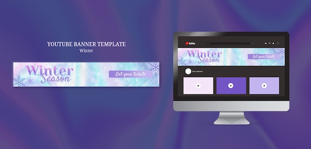 Winter template design