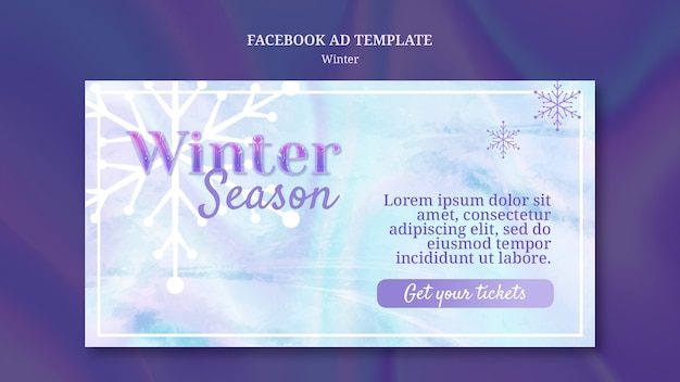 Winter template design