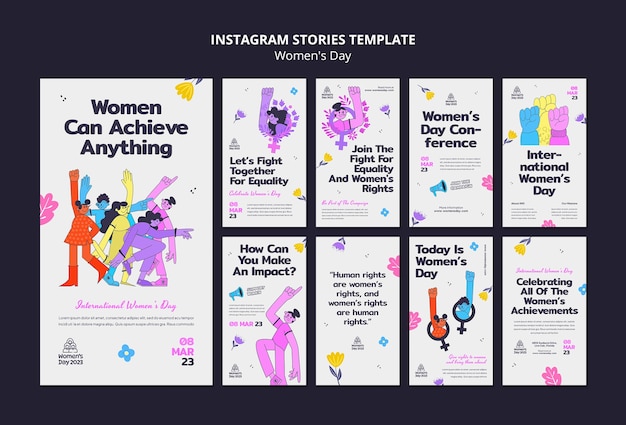 Women's day celebration instagram stories