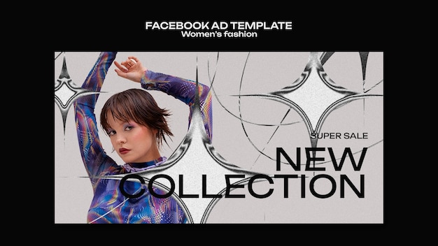 Free PSD women's fashion  facebook template