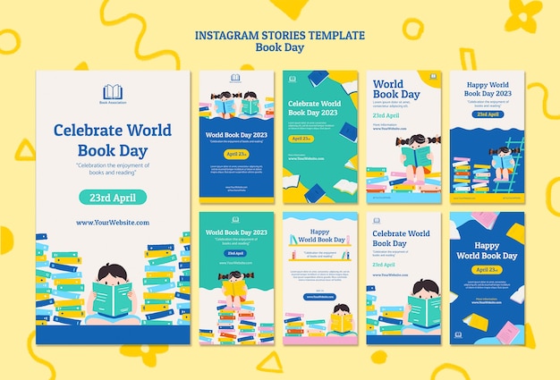 World book day celebration instagram stories