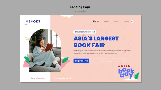 World book day landing page