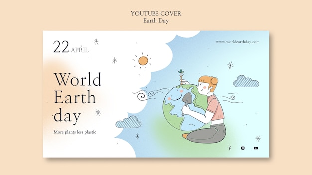 Free PSD world book day template design