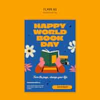 Free PSD world book day template design