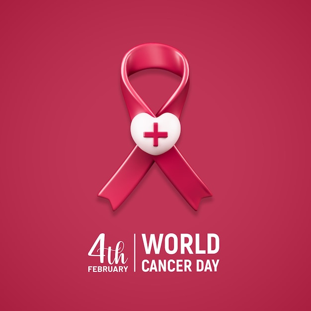 Free PSD world cancer day 4th february social media post template color of the year 2023