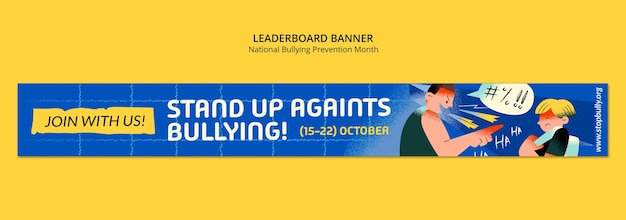 World day of bullying prevention banner