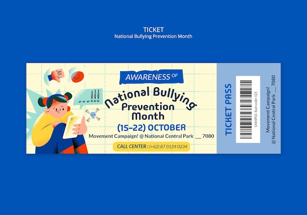 World day of bullying prevention ticket