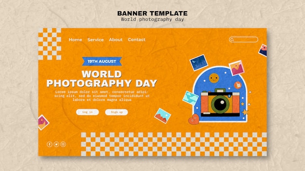 World photography day landing page