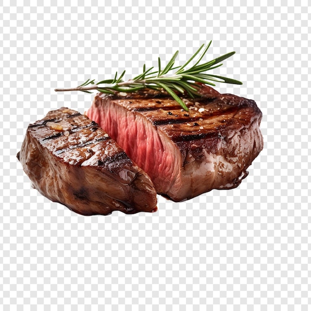 Free PSD xavier steak isolated on transparent background