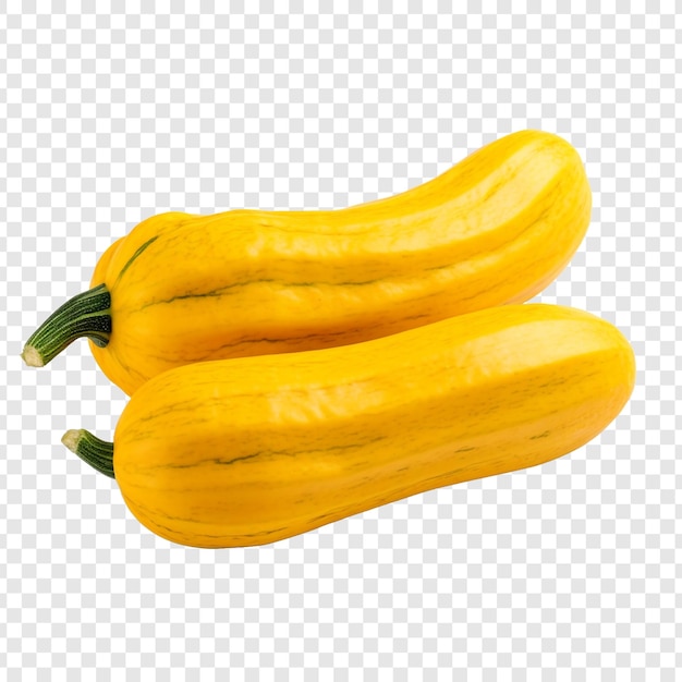 Free PSD yellow squash isolated on transparent background