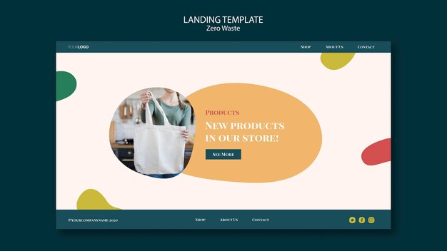 Zero waste landing page